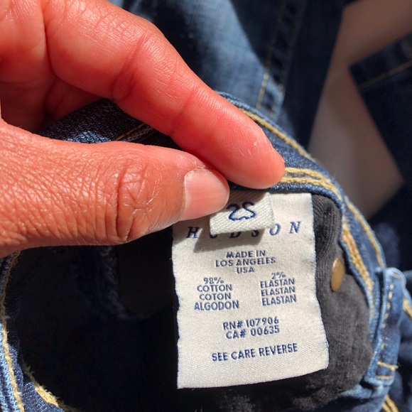 Hudson Straight Leg Jeans - Low Waist - Picture 14 of 16